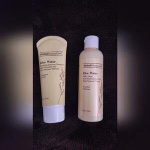 Global Beauty Care Rice Water Cleanser and Toner Set - Cream